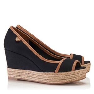 Tory Burch Majorca Wedge Espadrilles • NIB